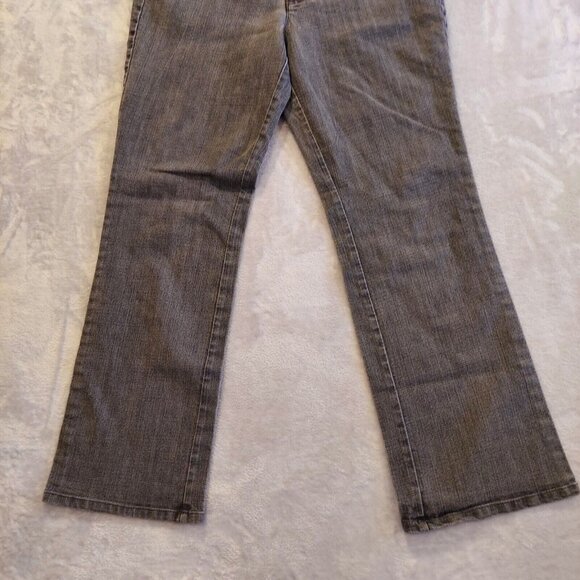 Faded Glory Stretch Bootcut Missy Petite Jeans Gray Size Missy 12 average 34x29 - Picture 8 of 16